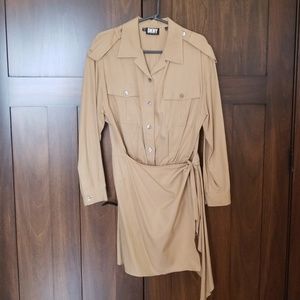 Gorgeous DKNY Vintage Silk/Cotton Wrap Dress